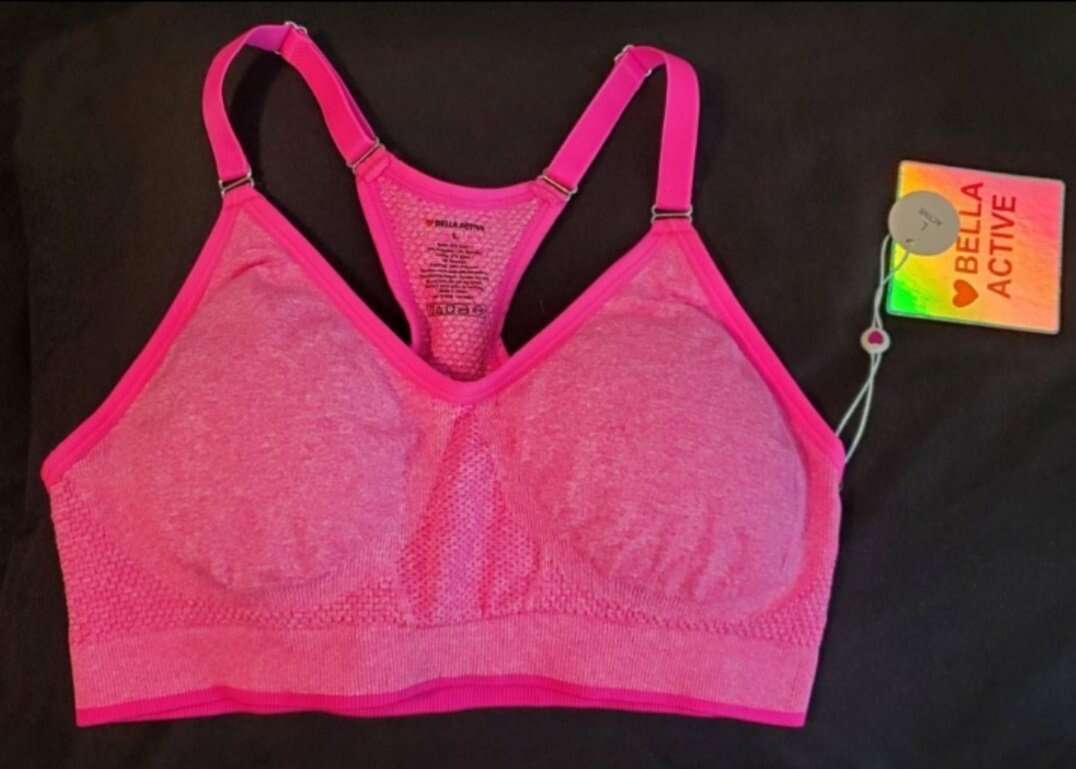 HOT PINK Sports Bra!