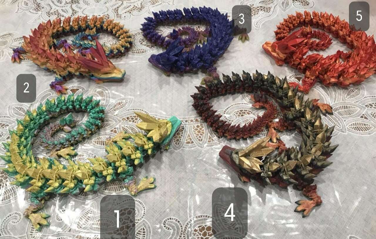 3-D Printed Dragons