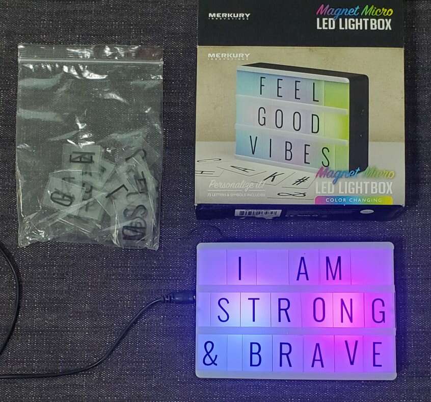 LED Color Changing Light Box