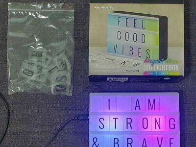 LED Color Changing Light Box