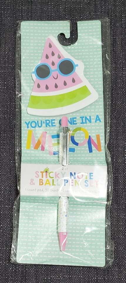 Melon Notepad & Ball Pen set