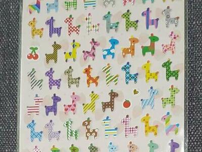 Giraffe stickers