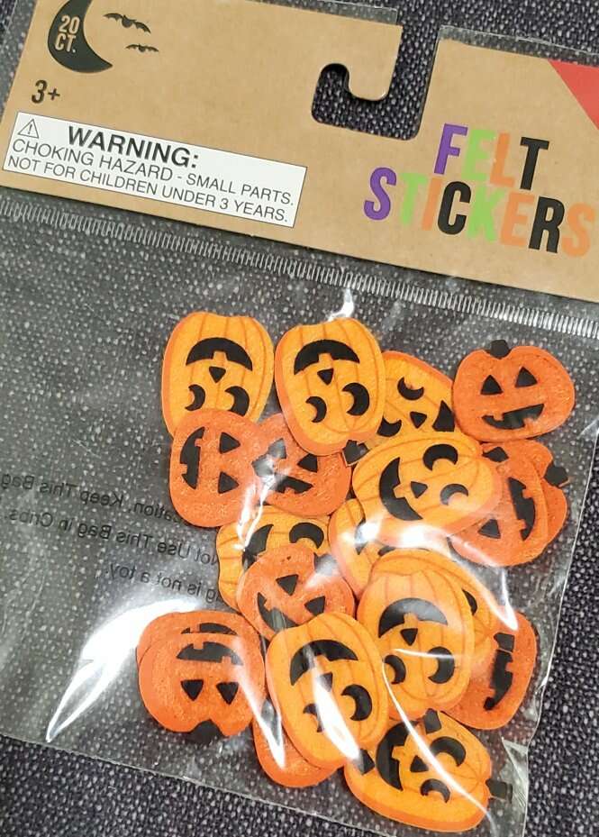 Halloween felt stickers