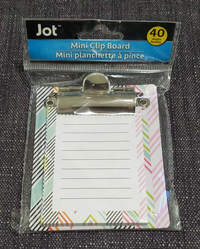 Mini Magnetic Clipboard Notepad