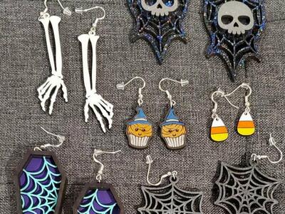 Halloween earrings $10 each