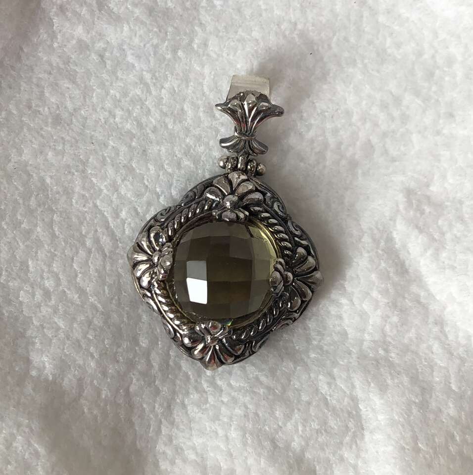 Mandiore Quartz And Sterling Silver Pendant