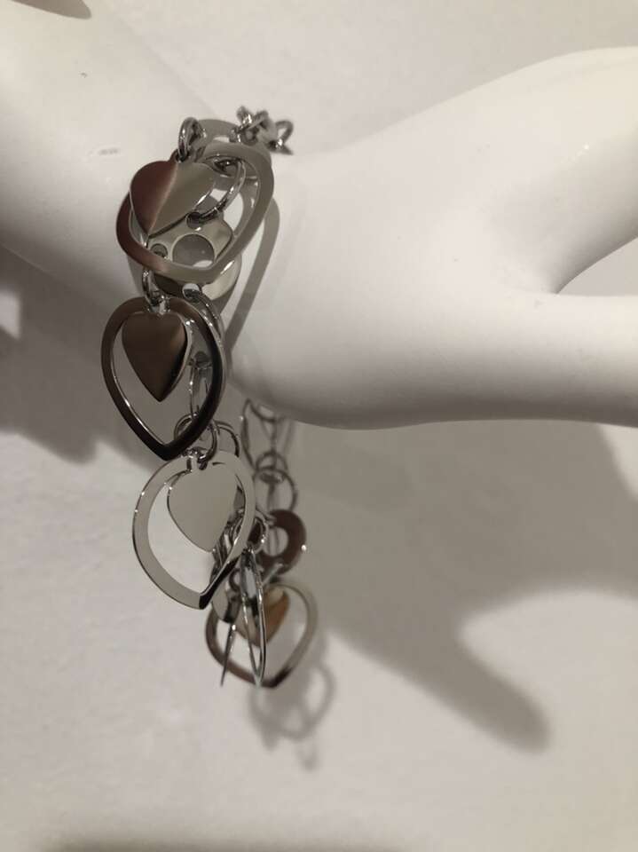Cute Stainless Steel Heart Bracelet