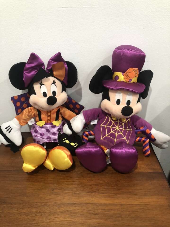 Halloween Minnie And Mickey Mouse Set