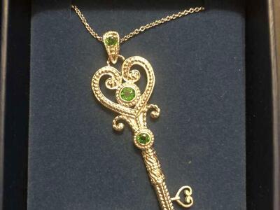 Sterling Silver Key To Oz Necklace