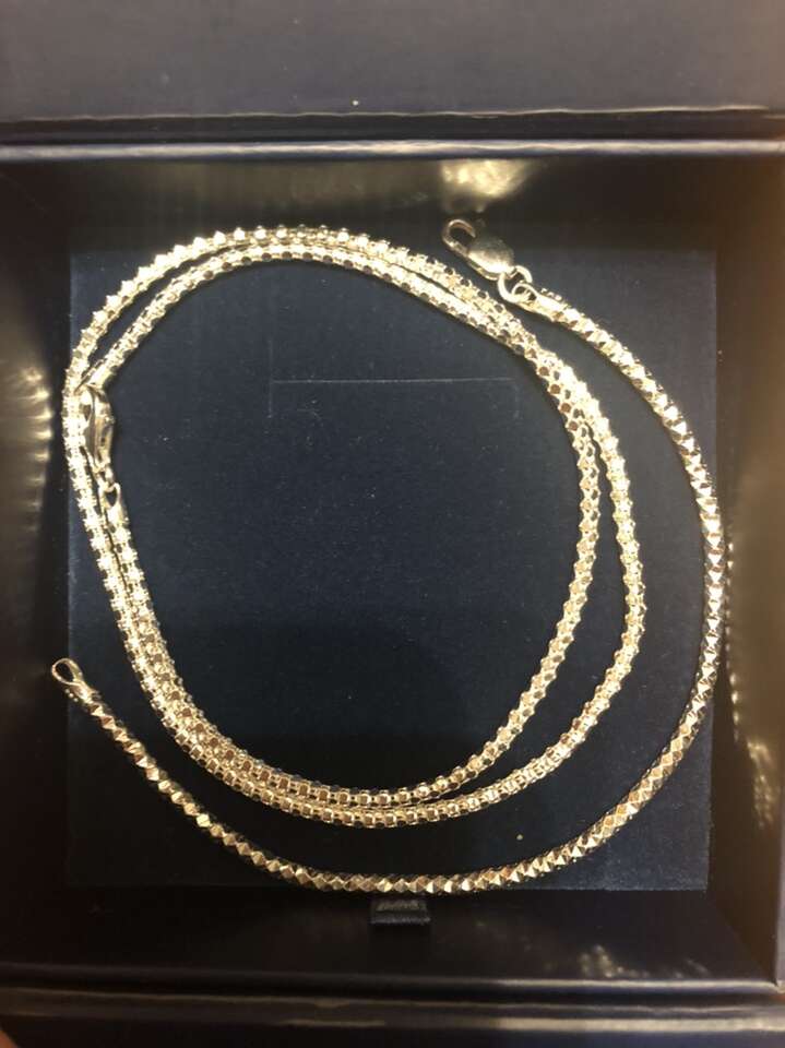 Super Sparkly Sterling Silver Chain And Bracelet