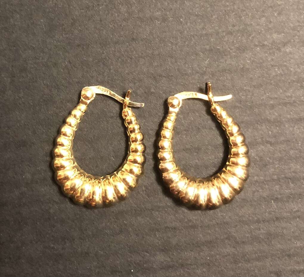 18K Gold Plated Sterling Shrimp Earrings