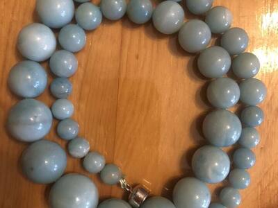 Round Beaded Natural Amazonite Necklace