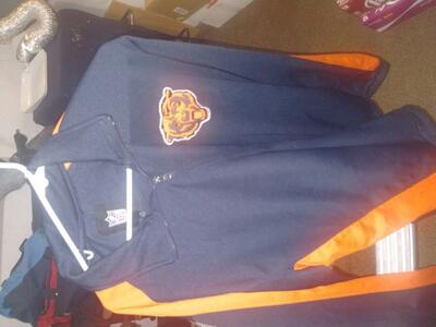 Chicago Bears NFL Mens large sports sweat jacket