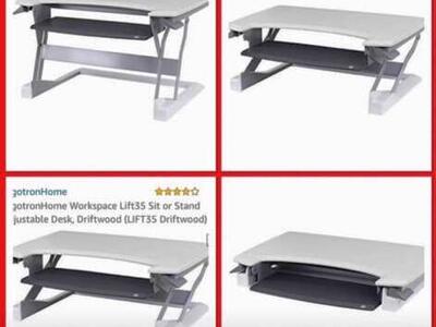 Brand New ERGOTRON Sit /Stand Working Desk