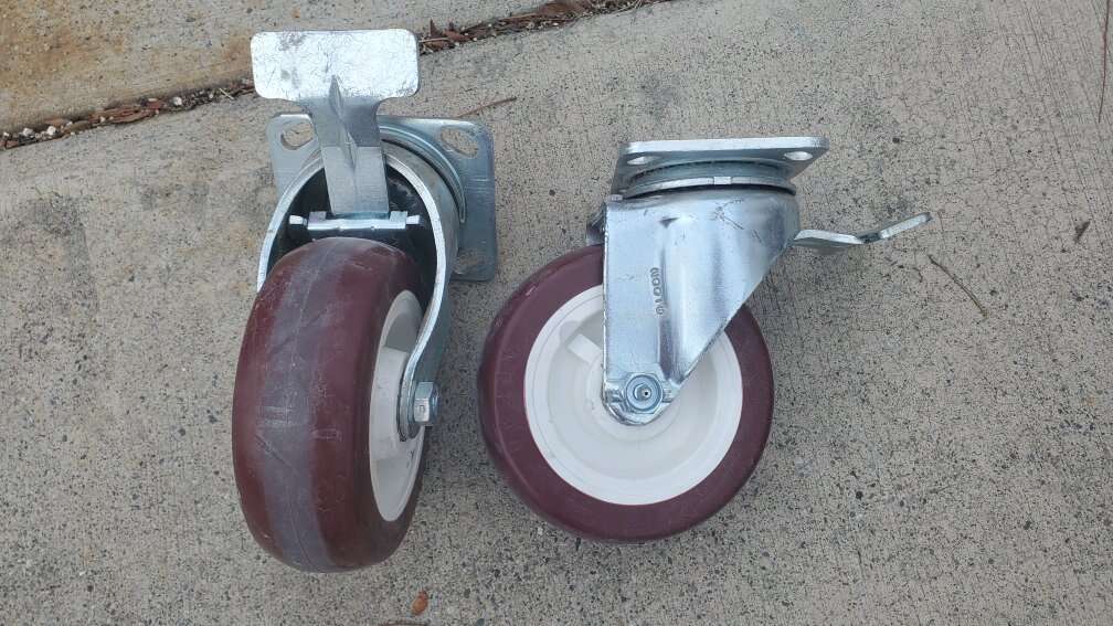 Casters, Payson 200-6UT-SK swivel and wheel lock