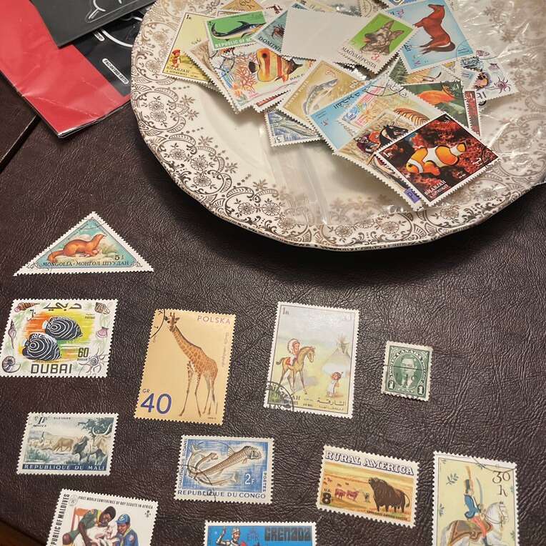 Various Stamps- Africa, Asia, Europe