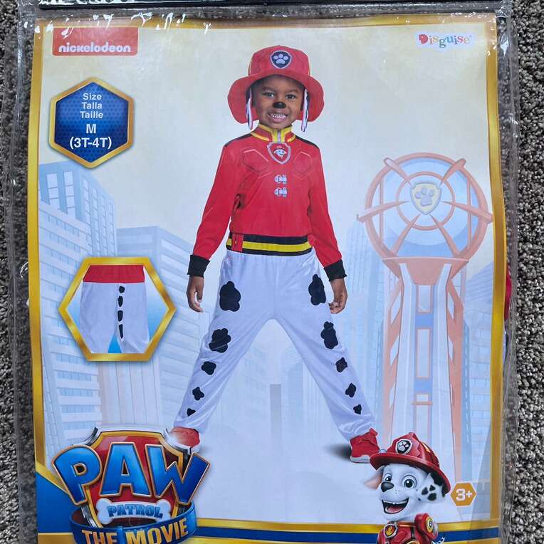 Paw Patrol Marshall Costume Size 3-4
