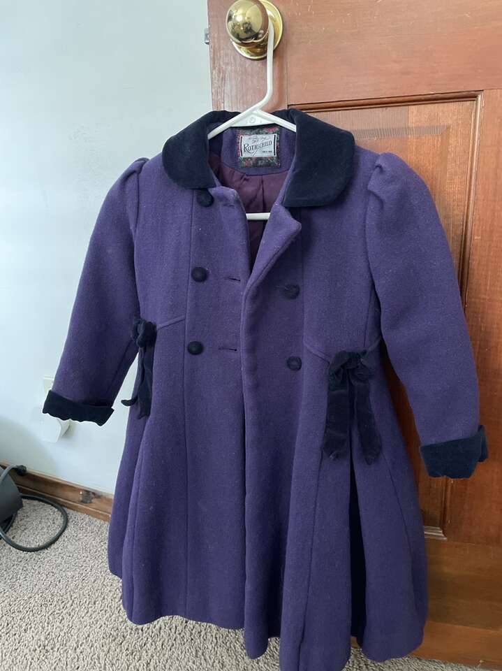 Girls Purple Overcoat size 5-7