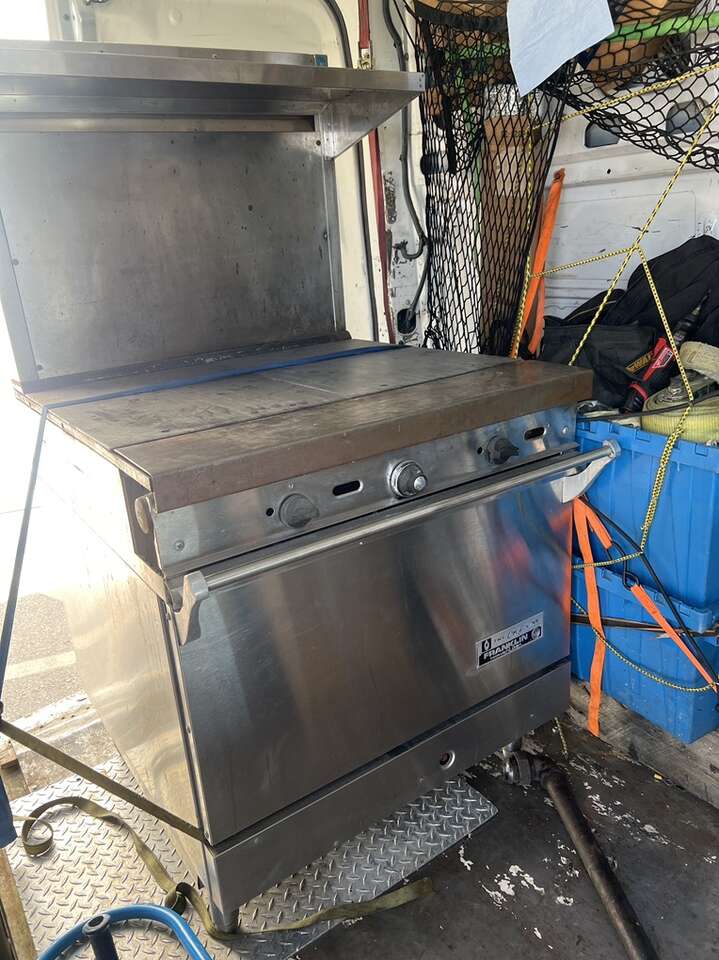 Commercial Griddle And Oven Combo
