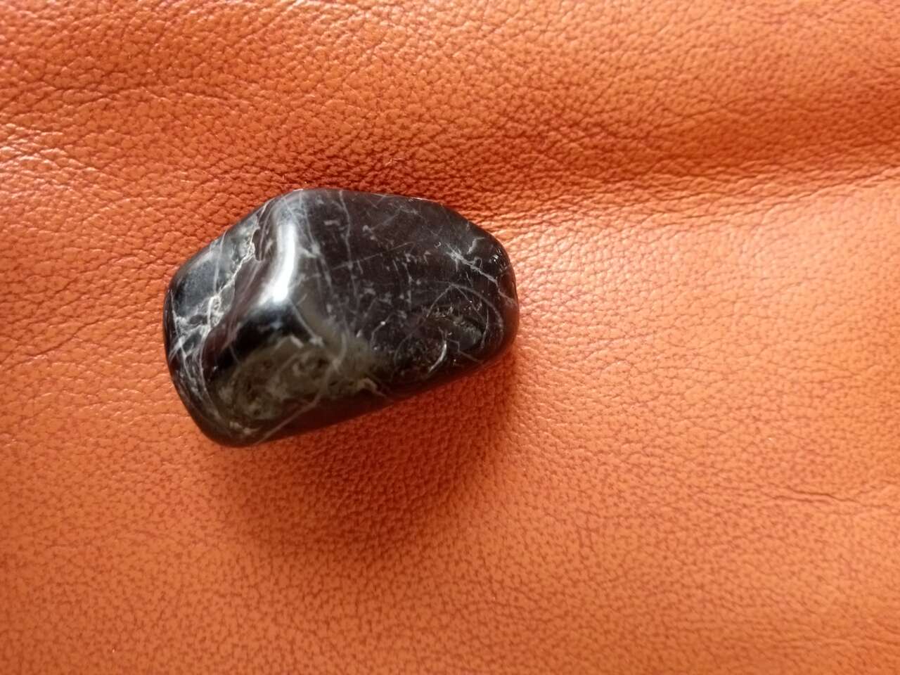 Black tourmaline crystal stone