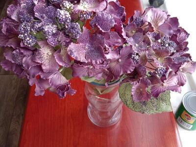 Decorative Wedding or party Silk hydrangea sprays fall floral or party artificial flowers
