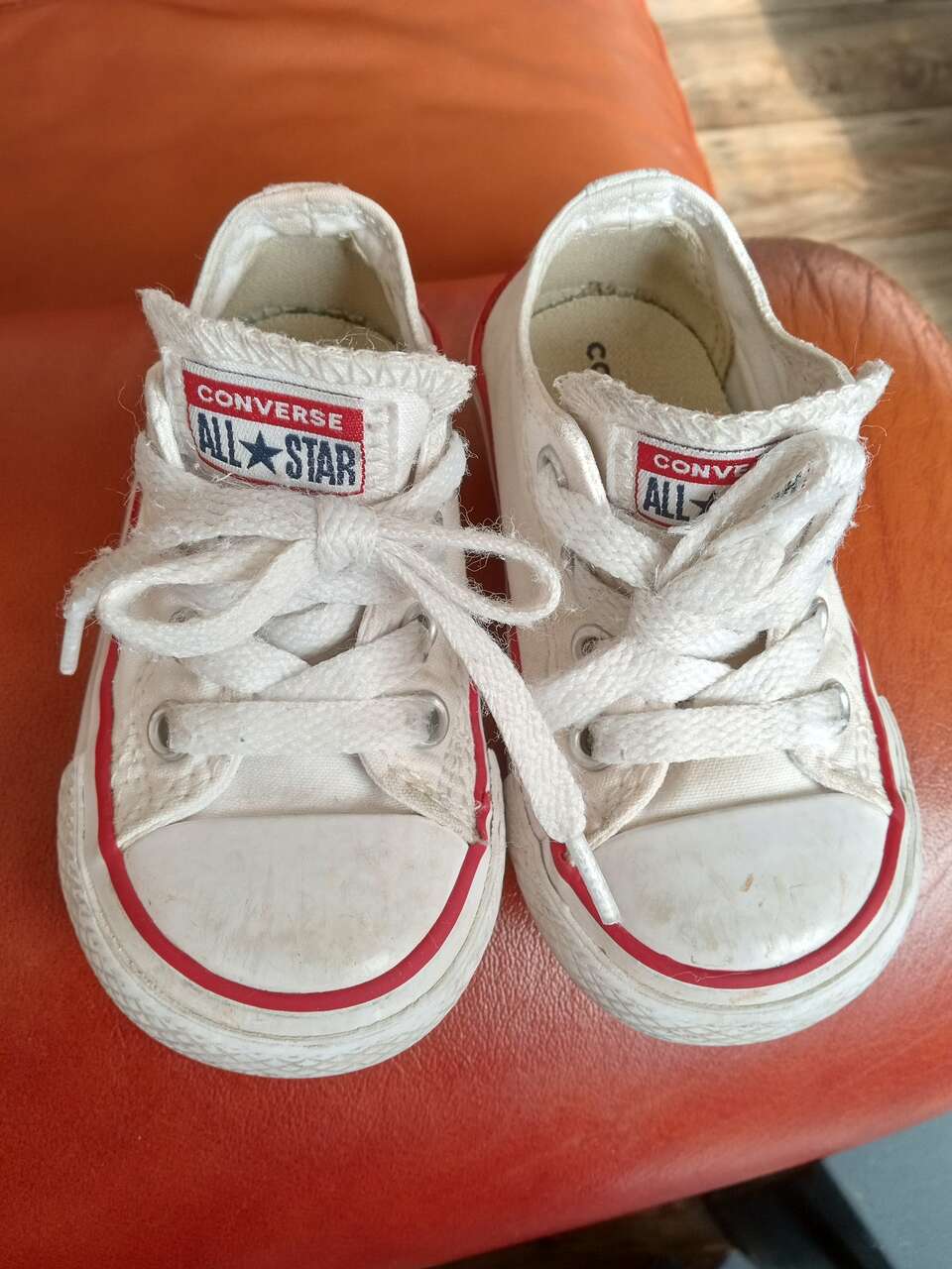 All star converse to toddler tennis shoes size 5