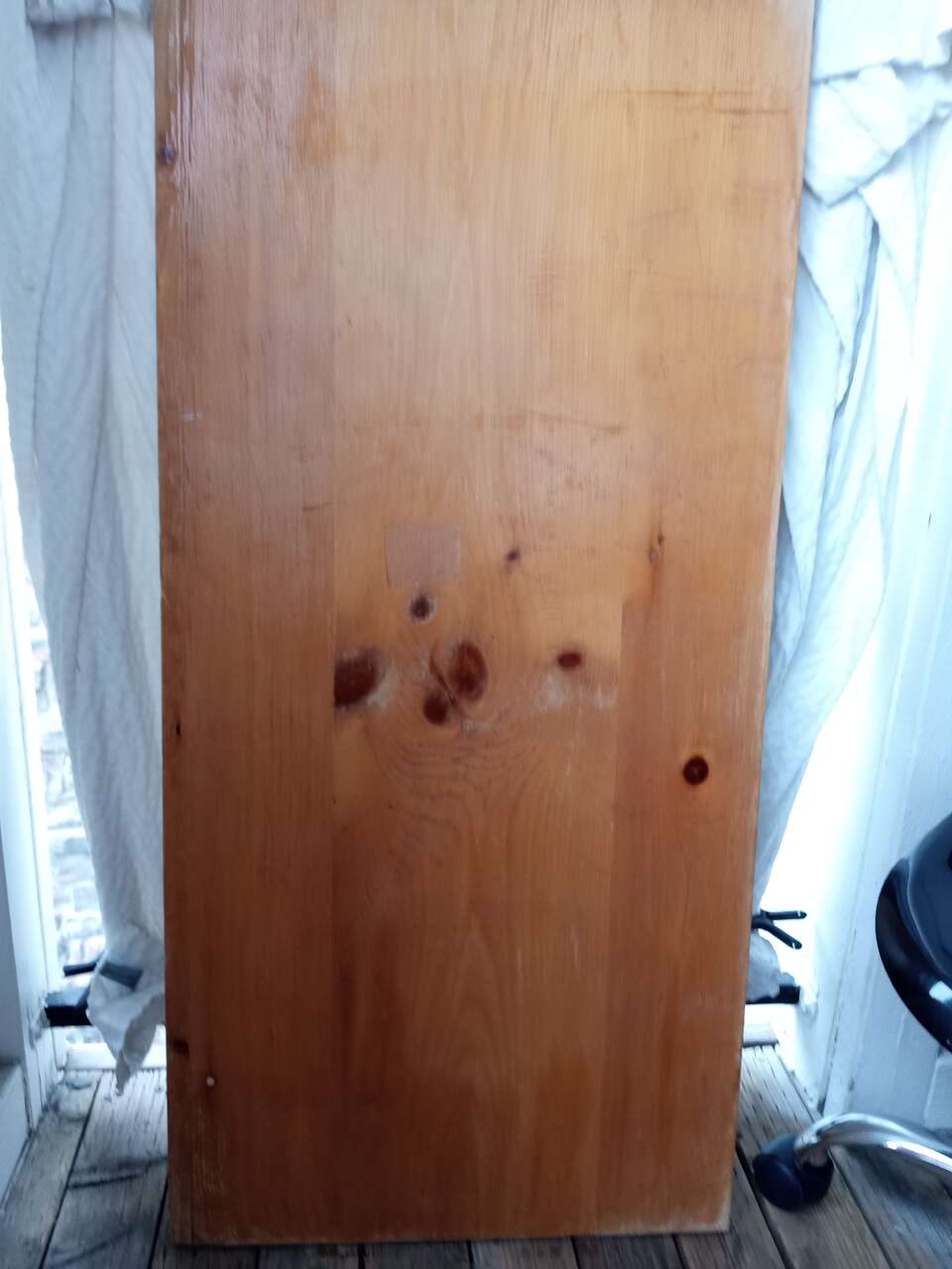 Reclaimed woodPine board wood 1 foot 7 inches wide 3 feet 4 inches high