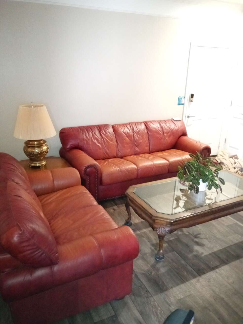 Executive office reception area or living room furniture perfect for law firm hospital Dr office lobby waiting or lounge area