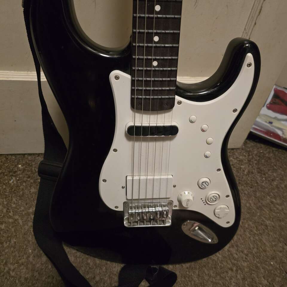 WII SQUIRE STRATOCASTER GUITAR (NEW)