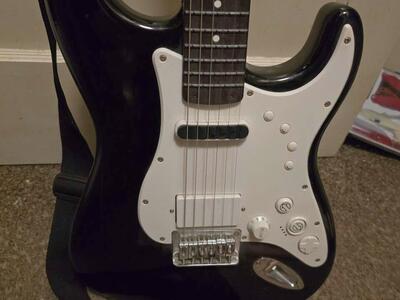 WII SQUIRE STRATOCASTER GUITAR (NEW)