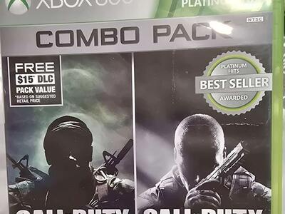XBOX 360 CALL OF DUTY COMBO PACK (LIKE NEW)