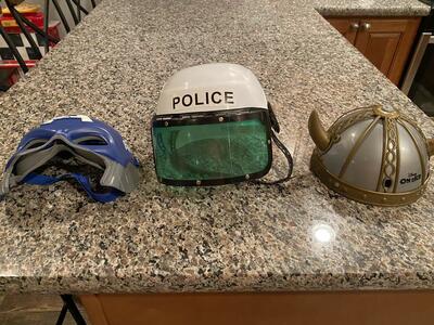 Costume Helmets (kids dress ups)