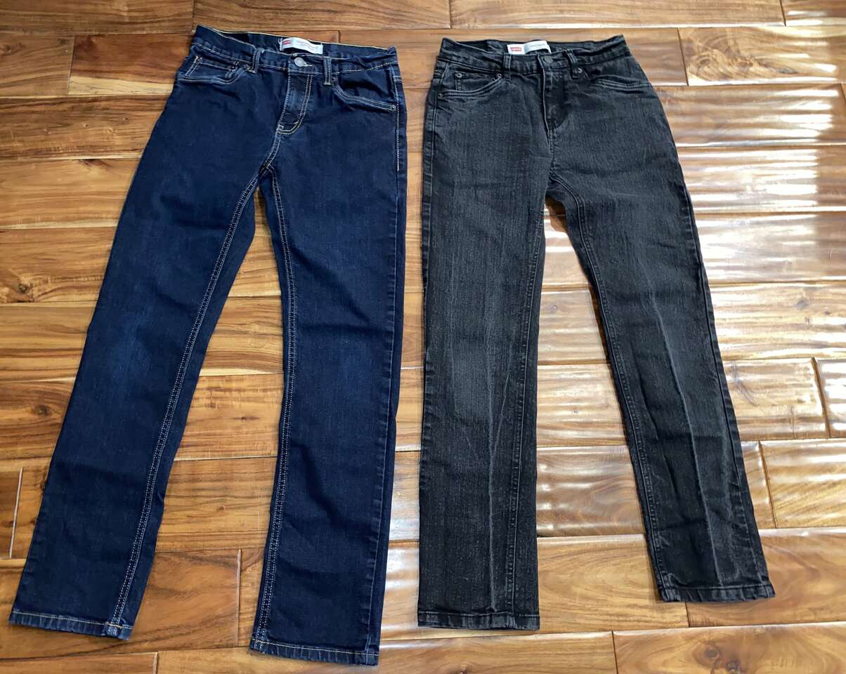 Two Pairs of Boys 16 Levi Jeans