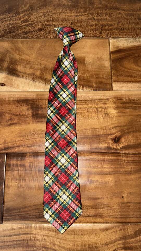 Boys Size 5-8 Clip on Tie