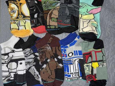 New Boys Star Wars Set of Socks 7-10 years old