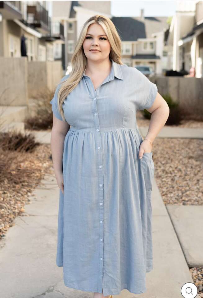 New Women’s Jean Dress Size 1X