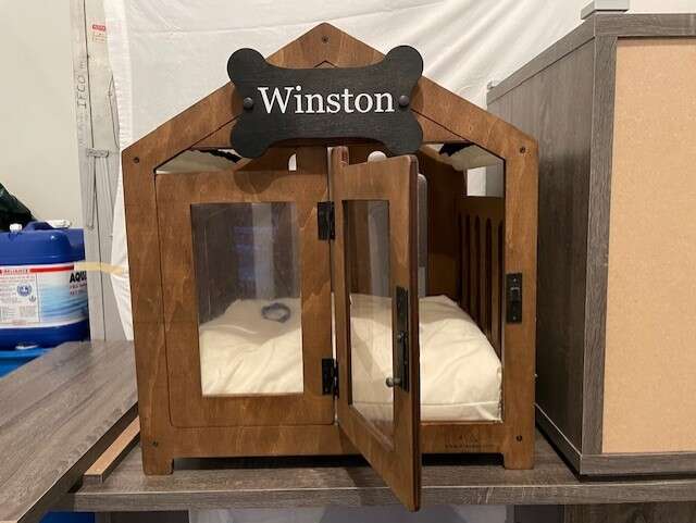 WLO Dog House - W 25.75” X D 22.25” X H 28.25” (for Small Dog)