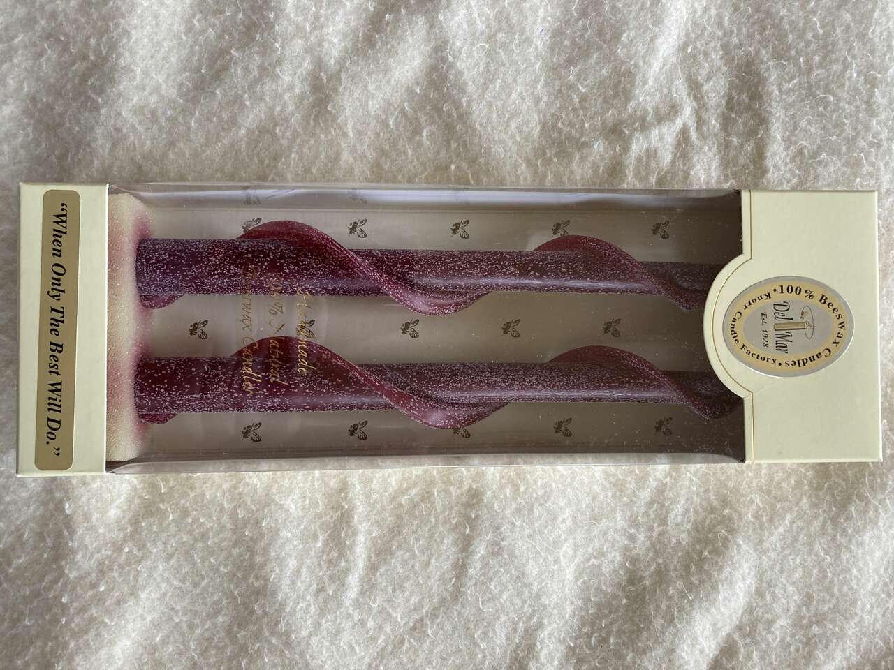 Del Mar Premium 100% Beeswax Candles