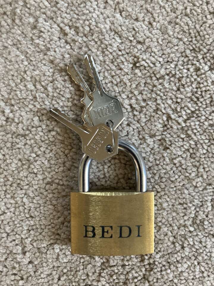 Bike Gear Solid Brass Lock