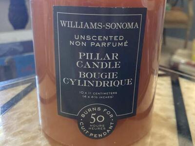 WILLIAMS-SONOMA CANDLE