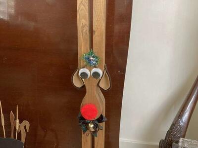 Giant Clothes Pin Ruldolph