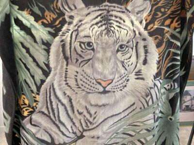 White Tiger Blanket