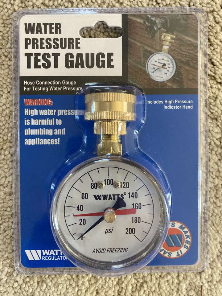 Water Pressure Tester gauge