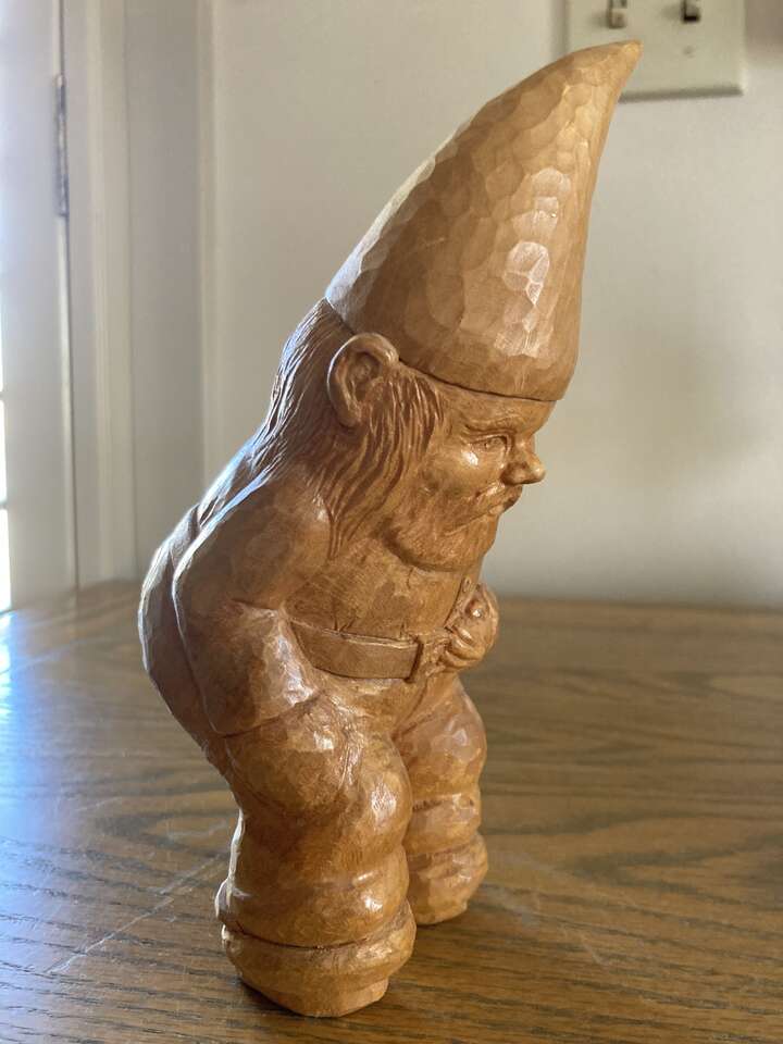 Hand Carved Gnome
