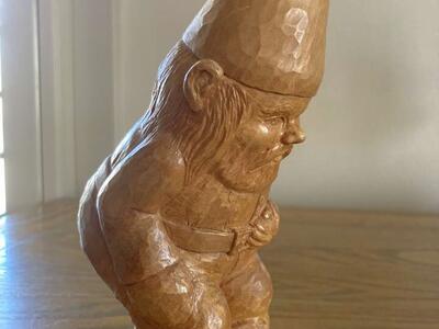 Hand Carved Gnome