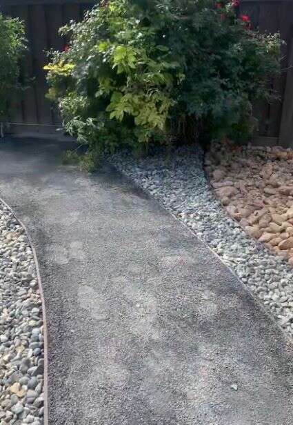 Dry River Bed, Pathways and Side Yard Installations - Simply Beautiful!
