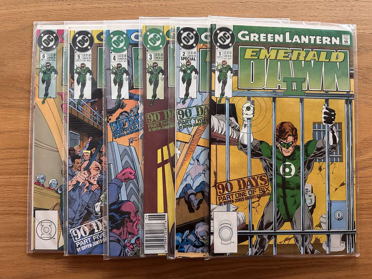 Green Lantern Comic Book Set #1-6. DC Comics