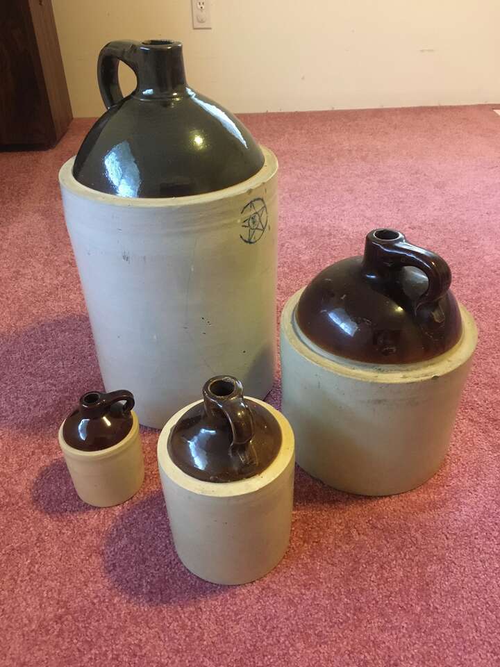 very old Jugs. made in America.