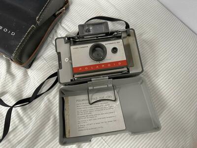 vintage Polaroid land camera