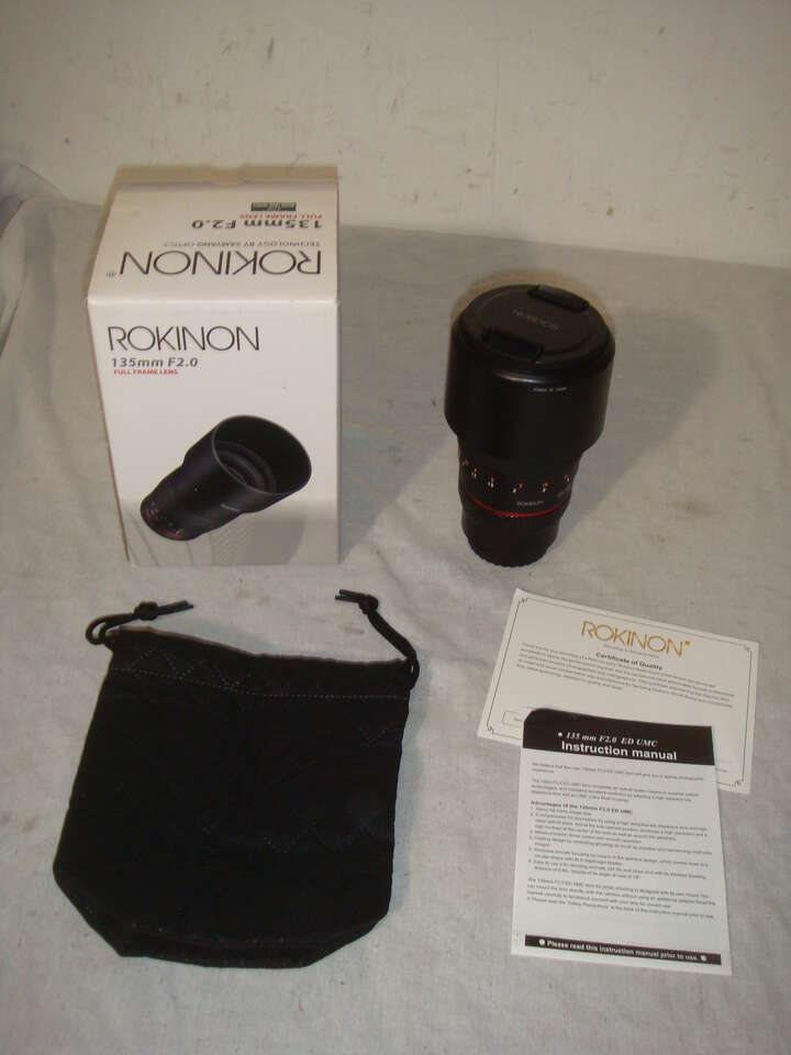 ROKINON 135mm F2.0 ED UMC FULL FRAME LENS FOR MICRO FOUR THIRDS MFT MOUNT 135M-MFT